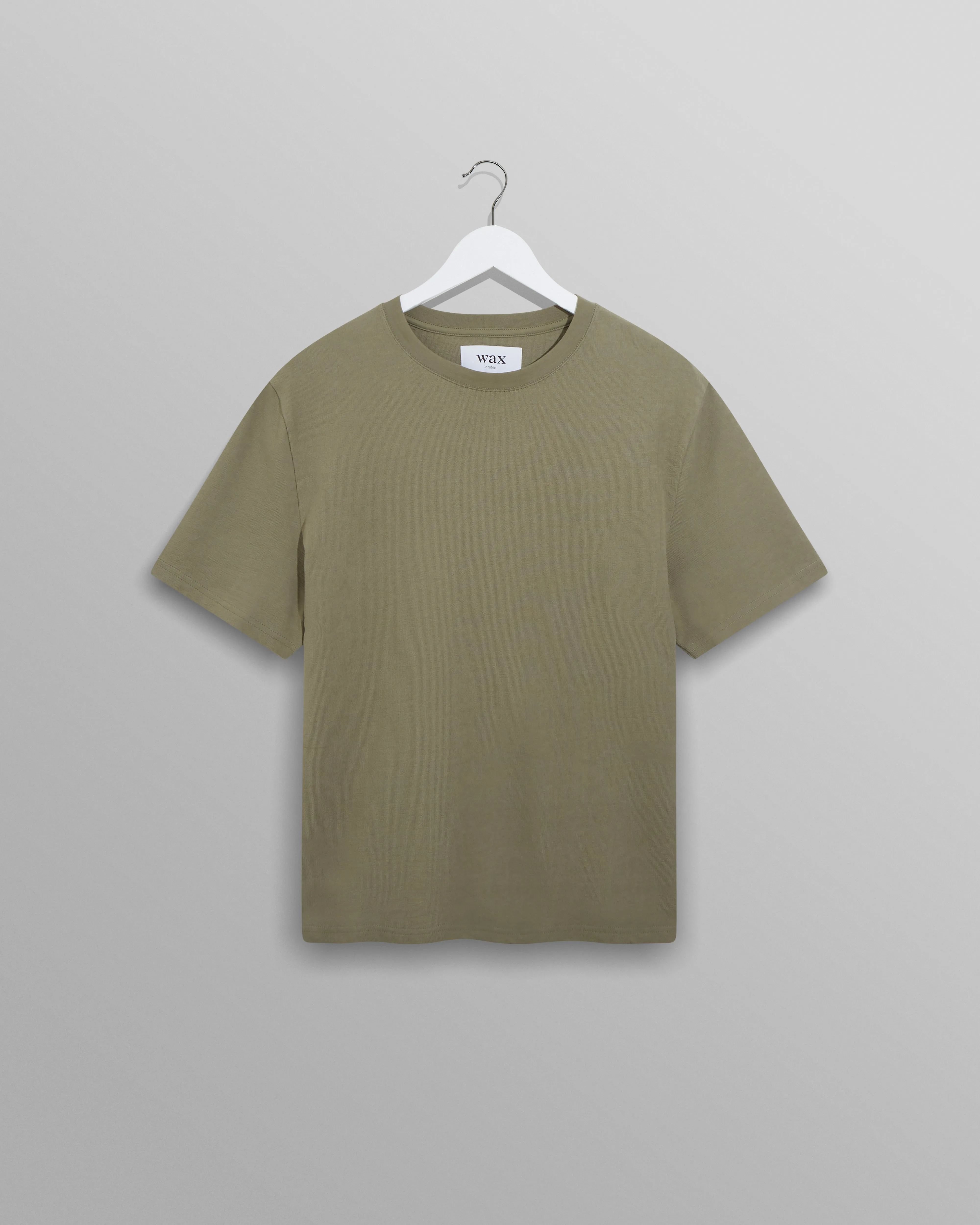 Dean - Green Textured Organic Cotton T-Shirt