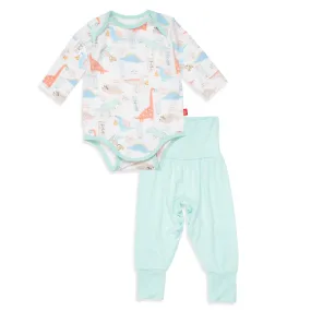 Door Dash Dino Modal Magnetic Bodysuit & Pants