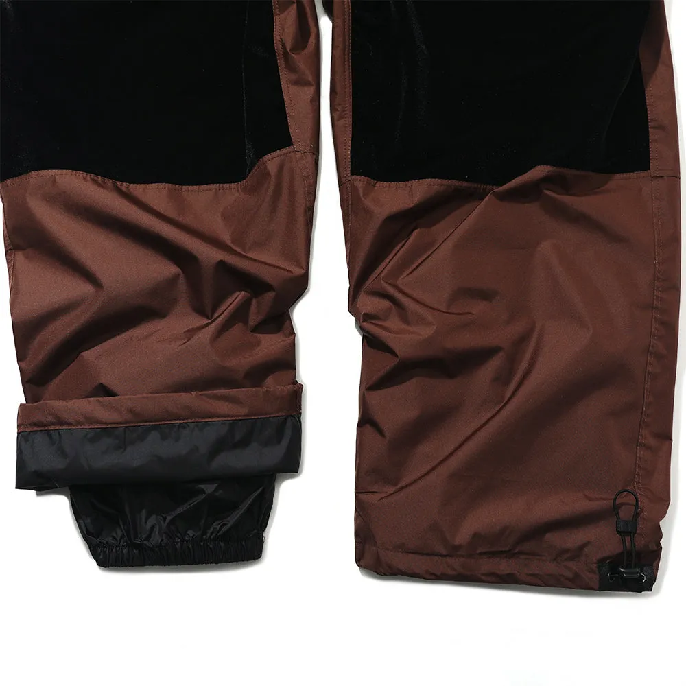 DSXBR 2ND VELVET WIDE BOX PANTS CHOCOLATE