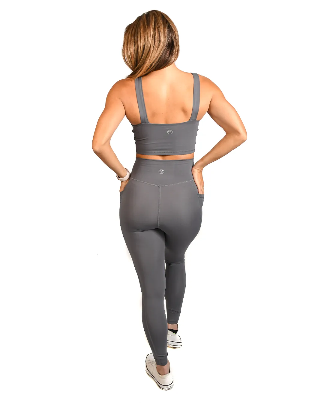 Effortless Vortex Pocket Leggings- Carbon