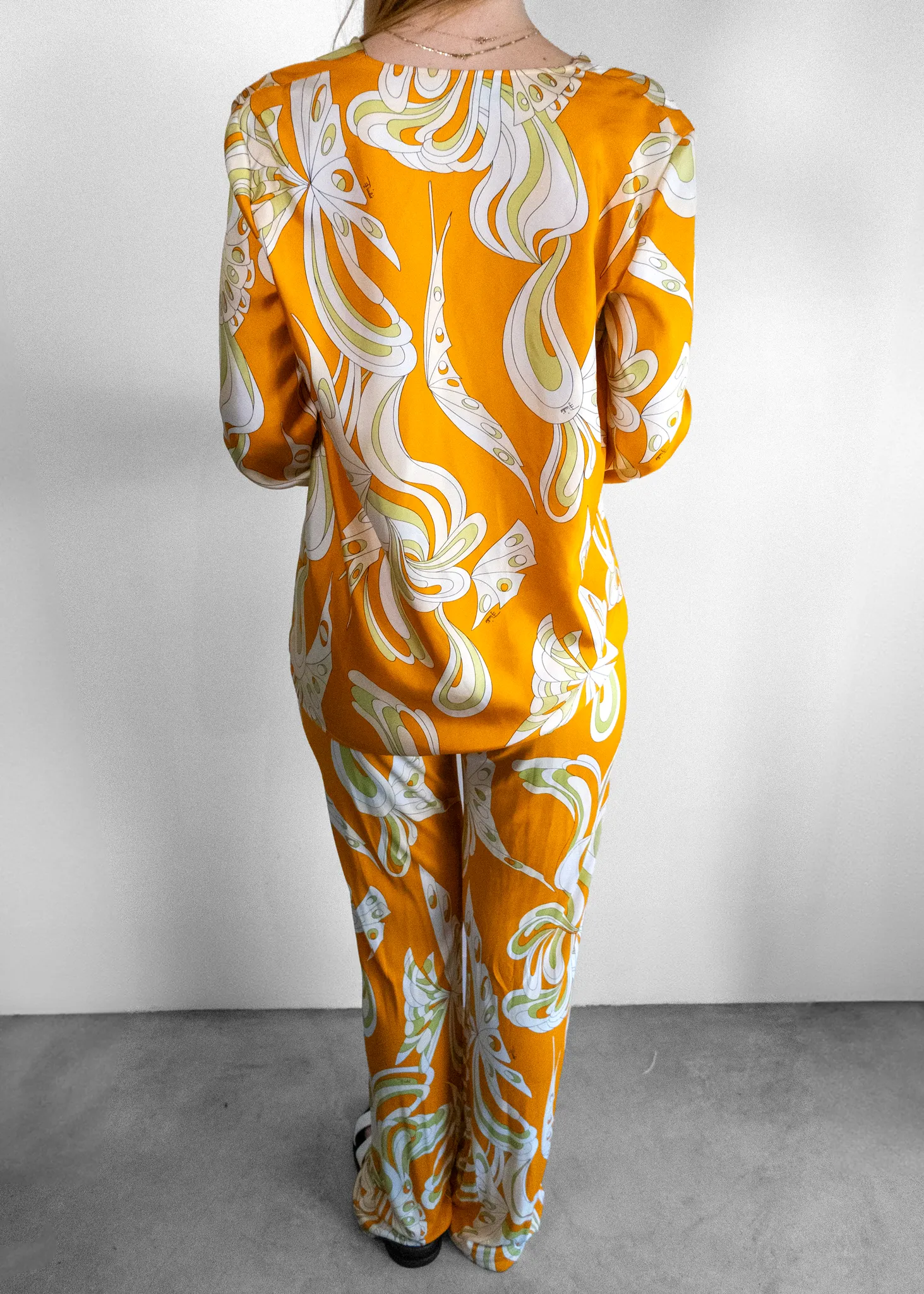 Emilio Pucci Silk Tunic Set