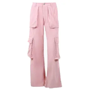 Fashionkova Pastel Pink Cargo Pants