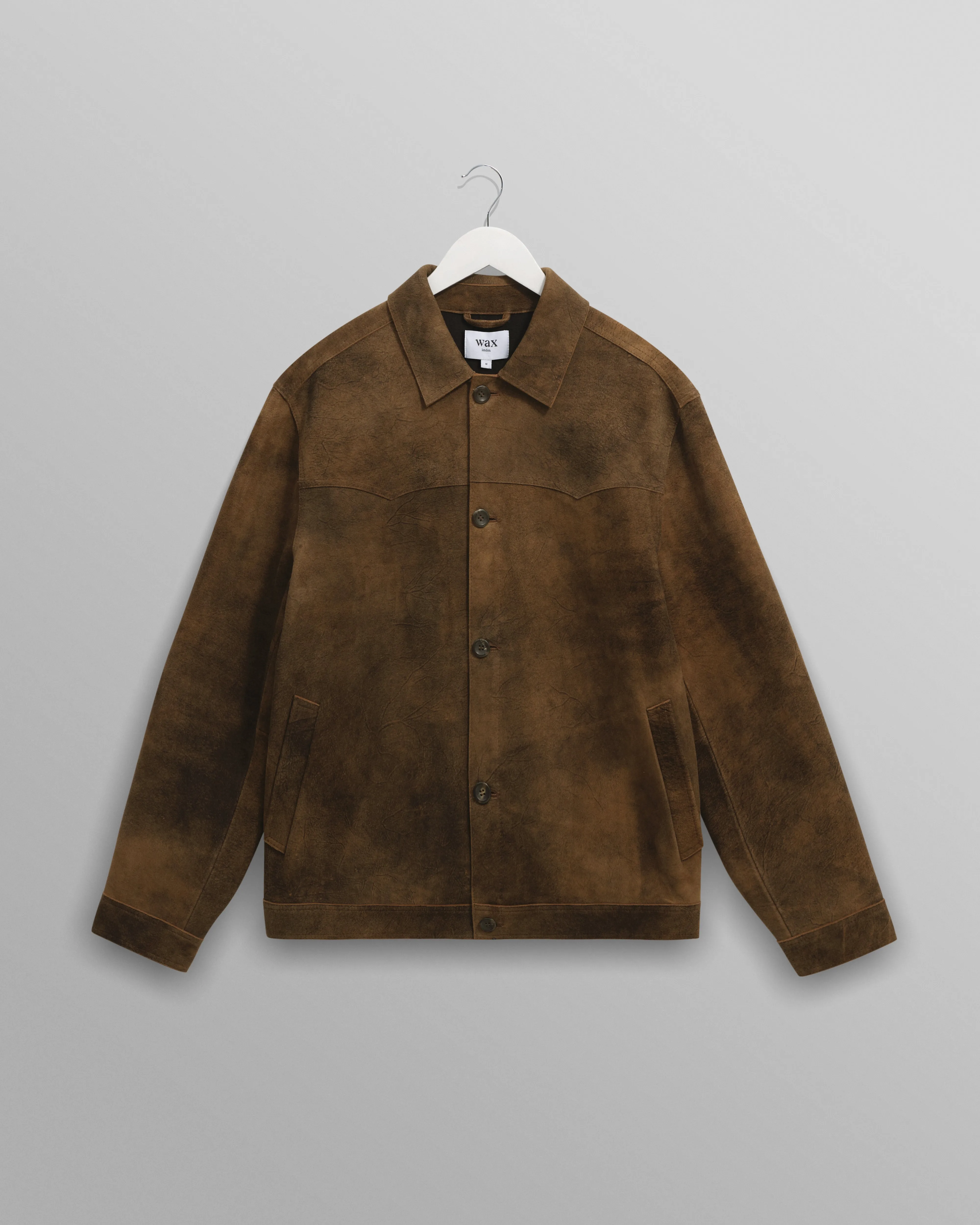 Fen - Tonal Brown Suede Jacket