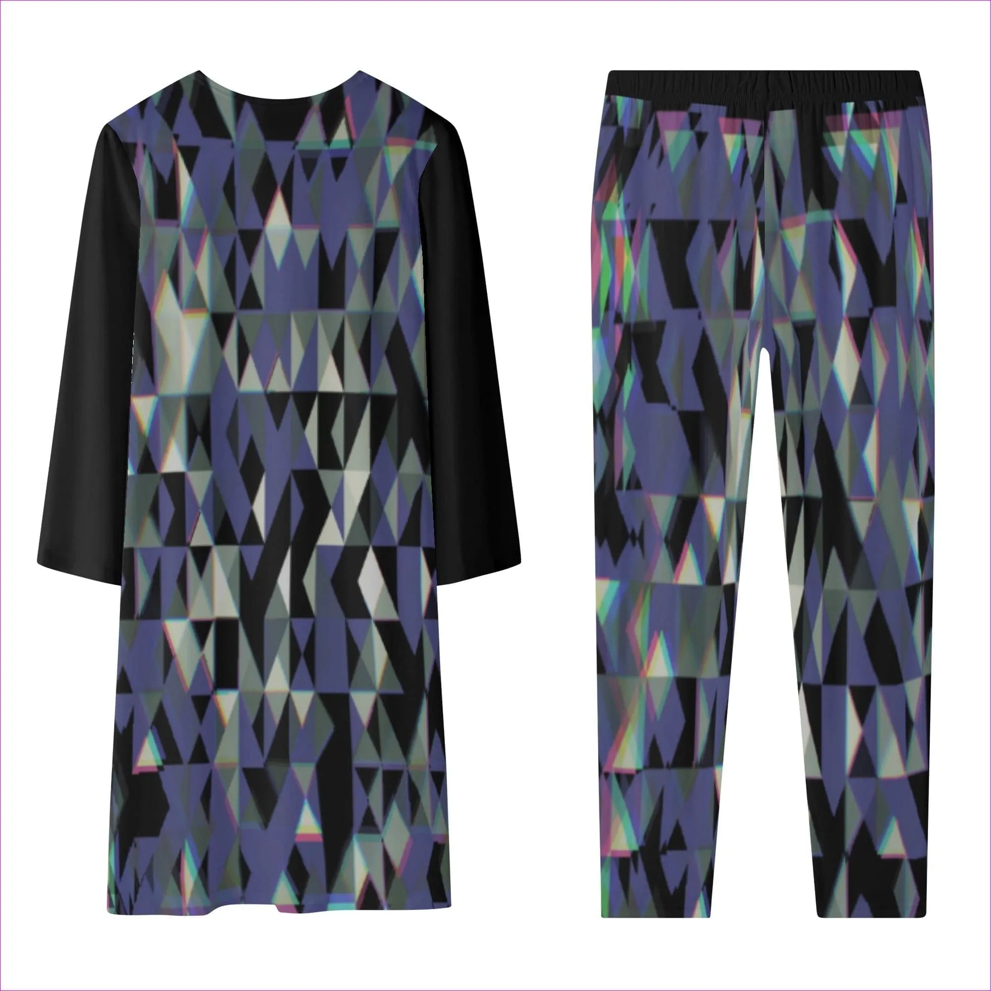 Fractured Womens Long Sleeve Cardigan and Leggings 2pcs