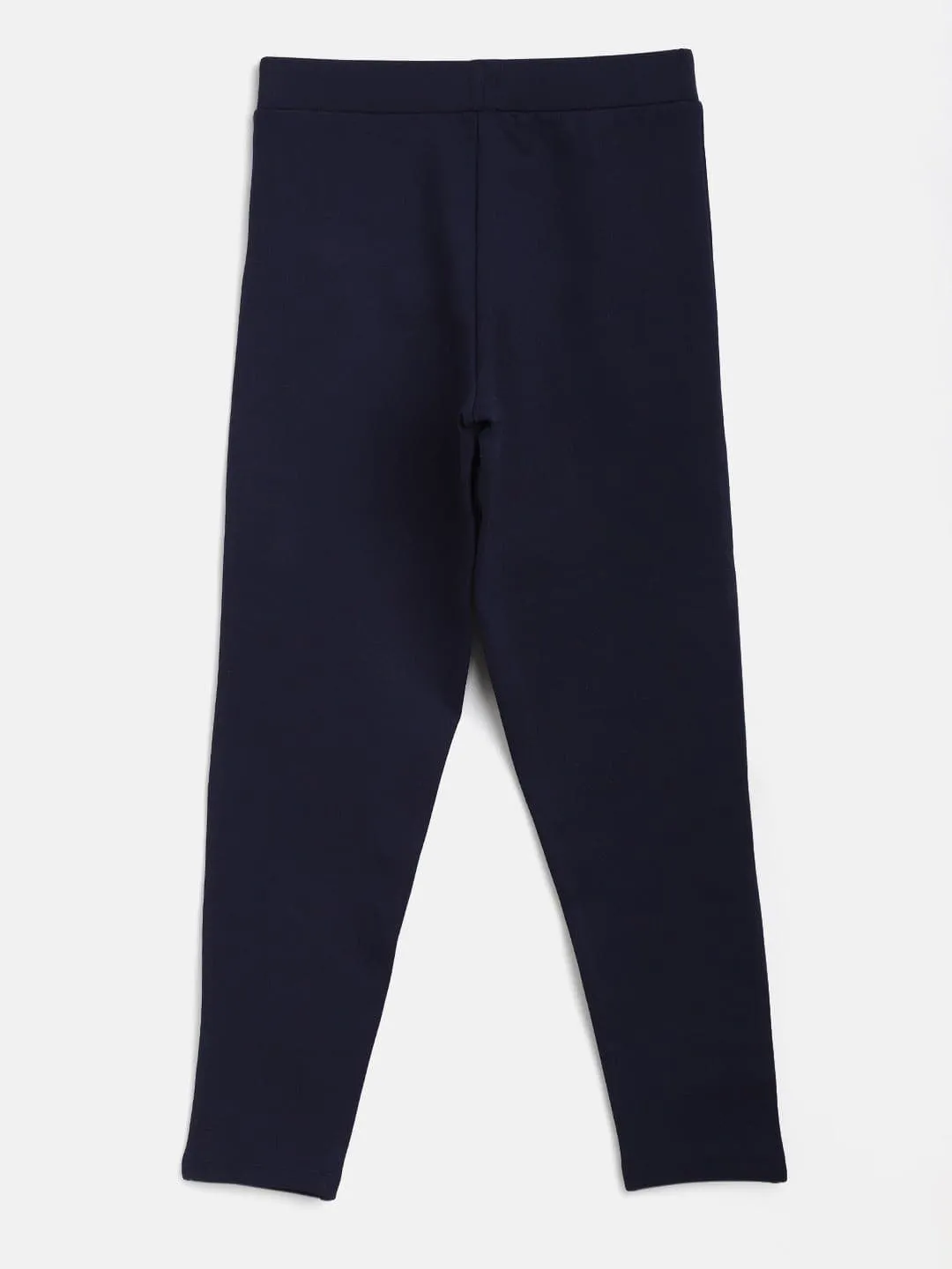 Girls Navy Basic Jeggings - Lyush Kids