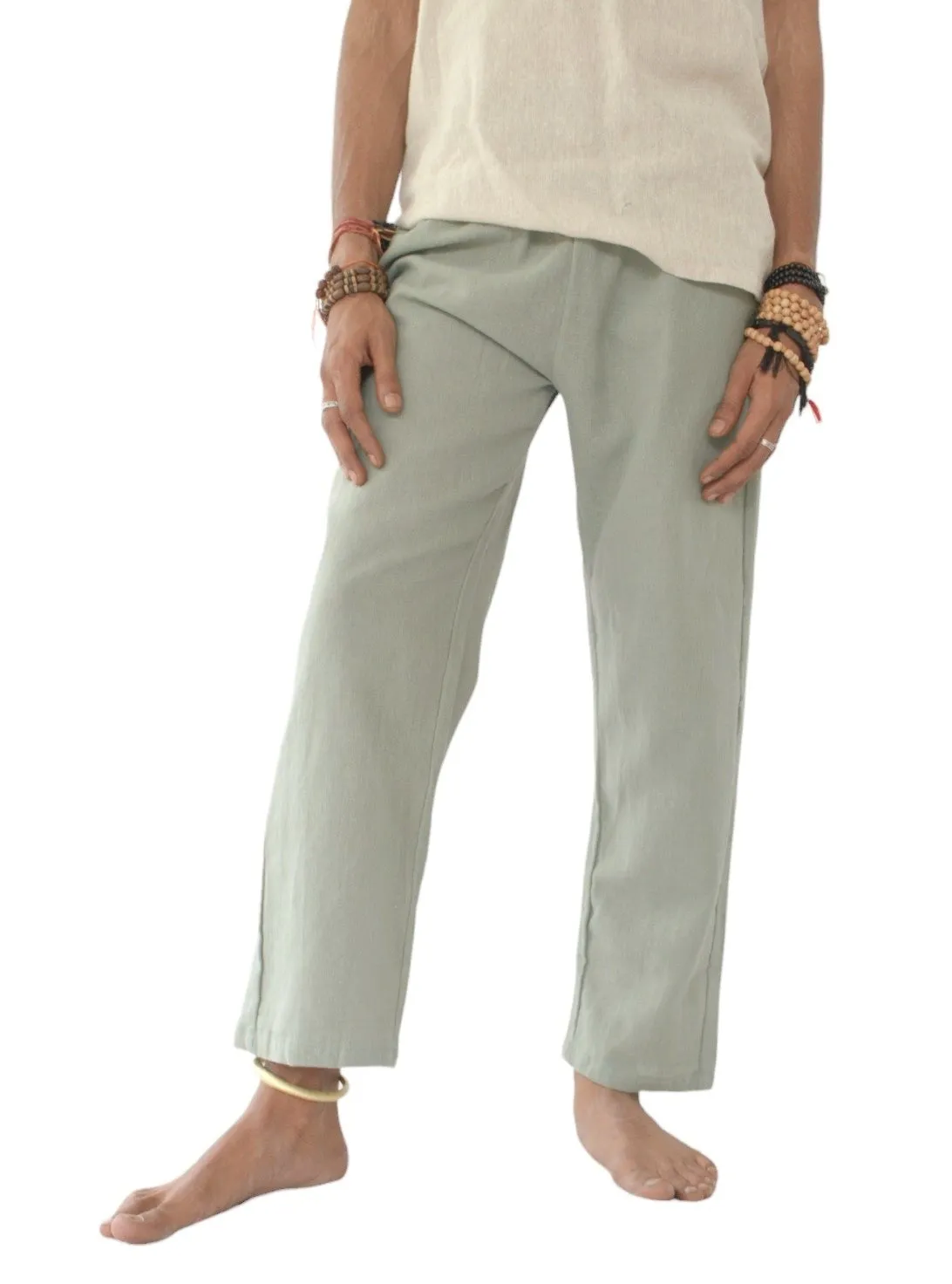 Green Sage Unisex Organic Cotton Free Size Trousers