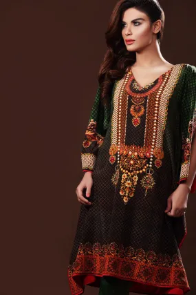 Gul Ahmed Lamis Digital Silk Tunic SDGS-01