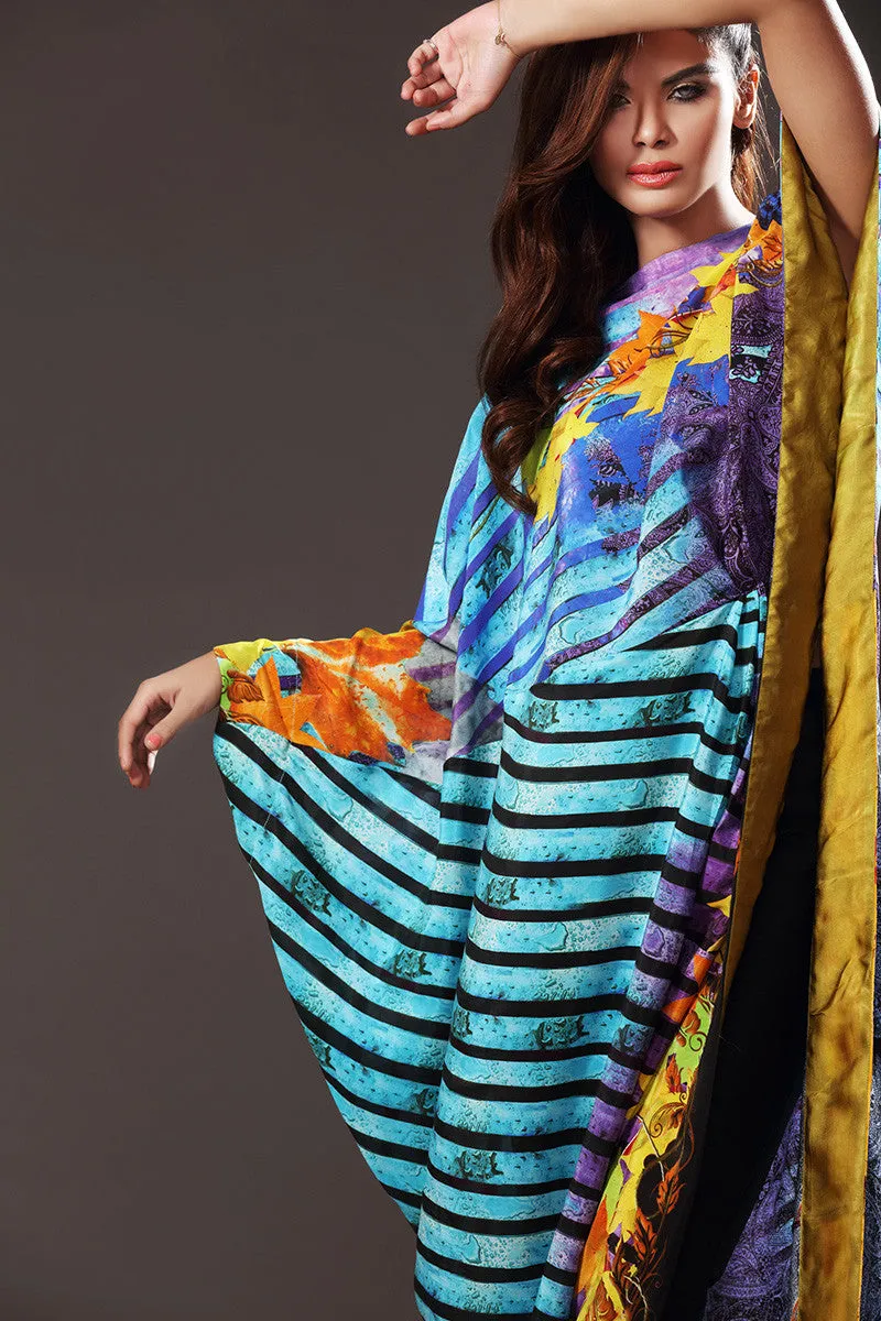 Gul Ahmed Lamis Digital Silk Tunic SDGS-03