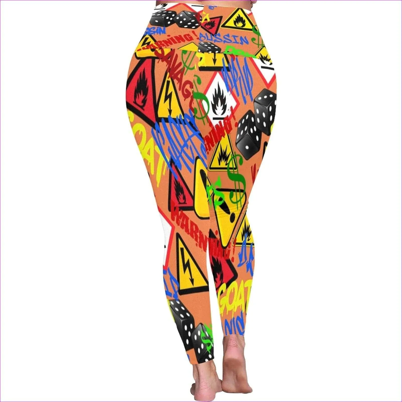 Hazard Womens High Waist Leggings Voluptuous ( ) Plus Size