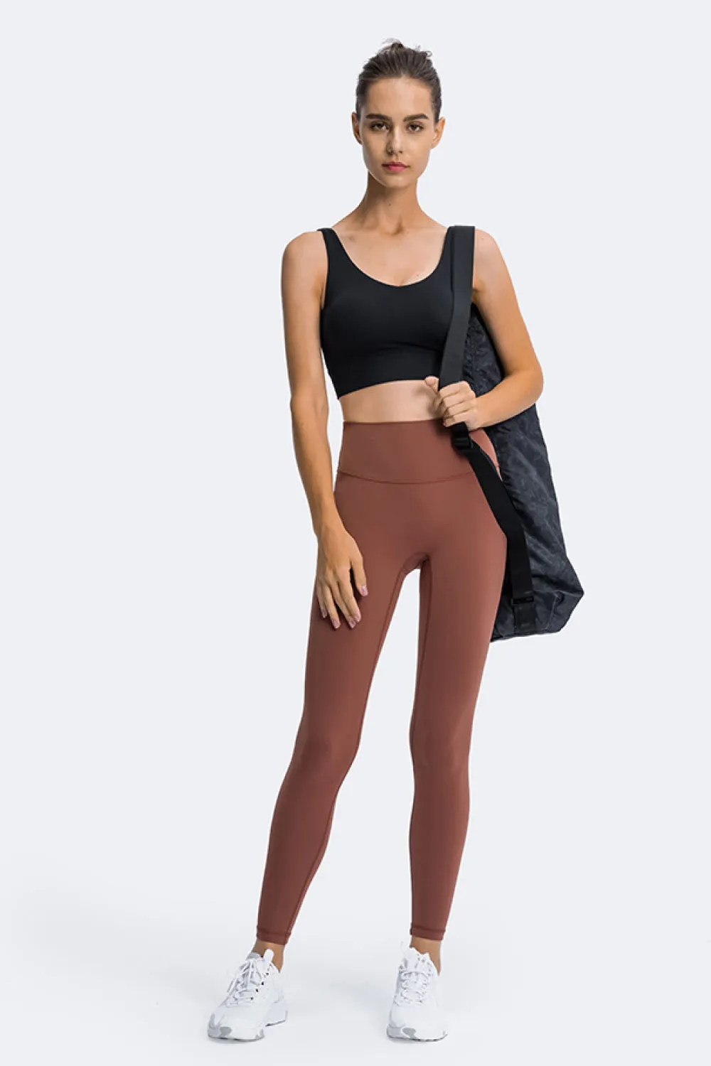 High Rise Ankle Length Yoga Leggings