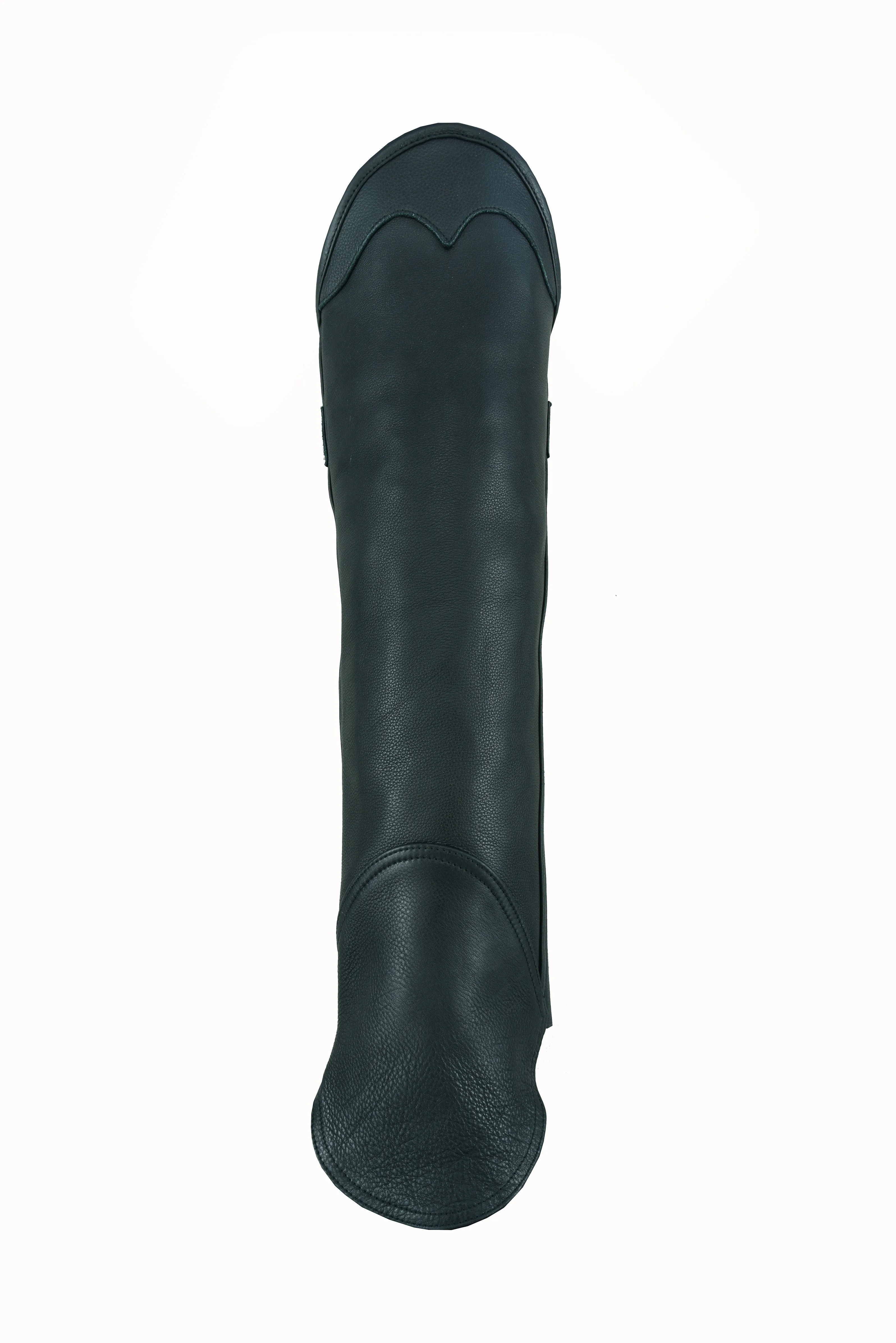 HL12826SPT Black Gaiter chap - Short legging Leather chap