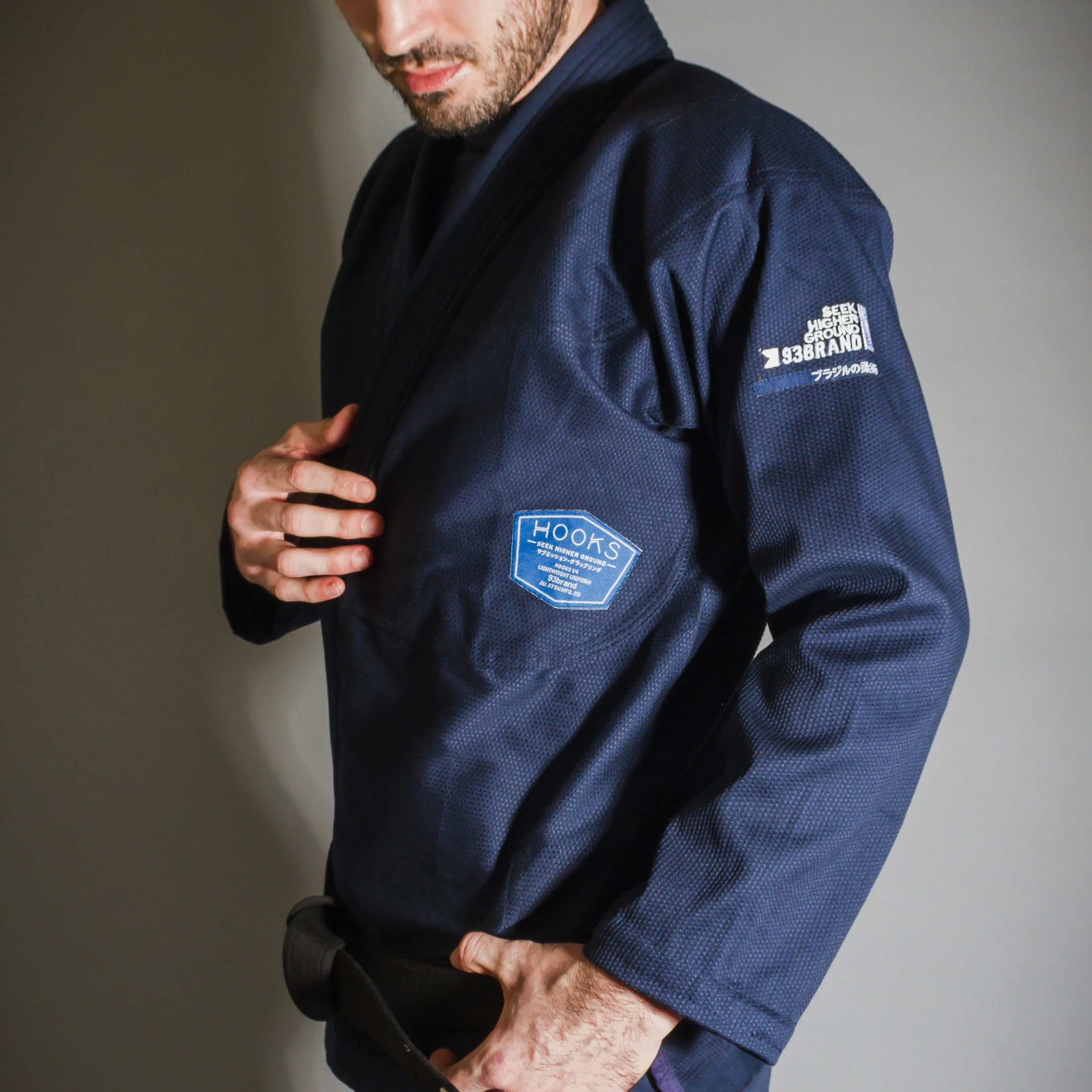 HOOKS V4 Blue Jiu Jitsu Gi - Navy