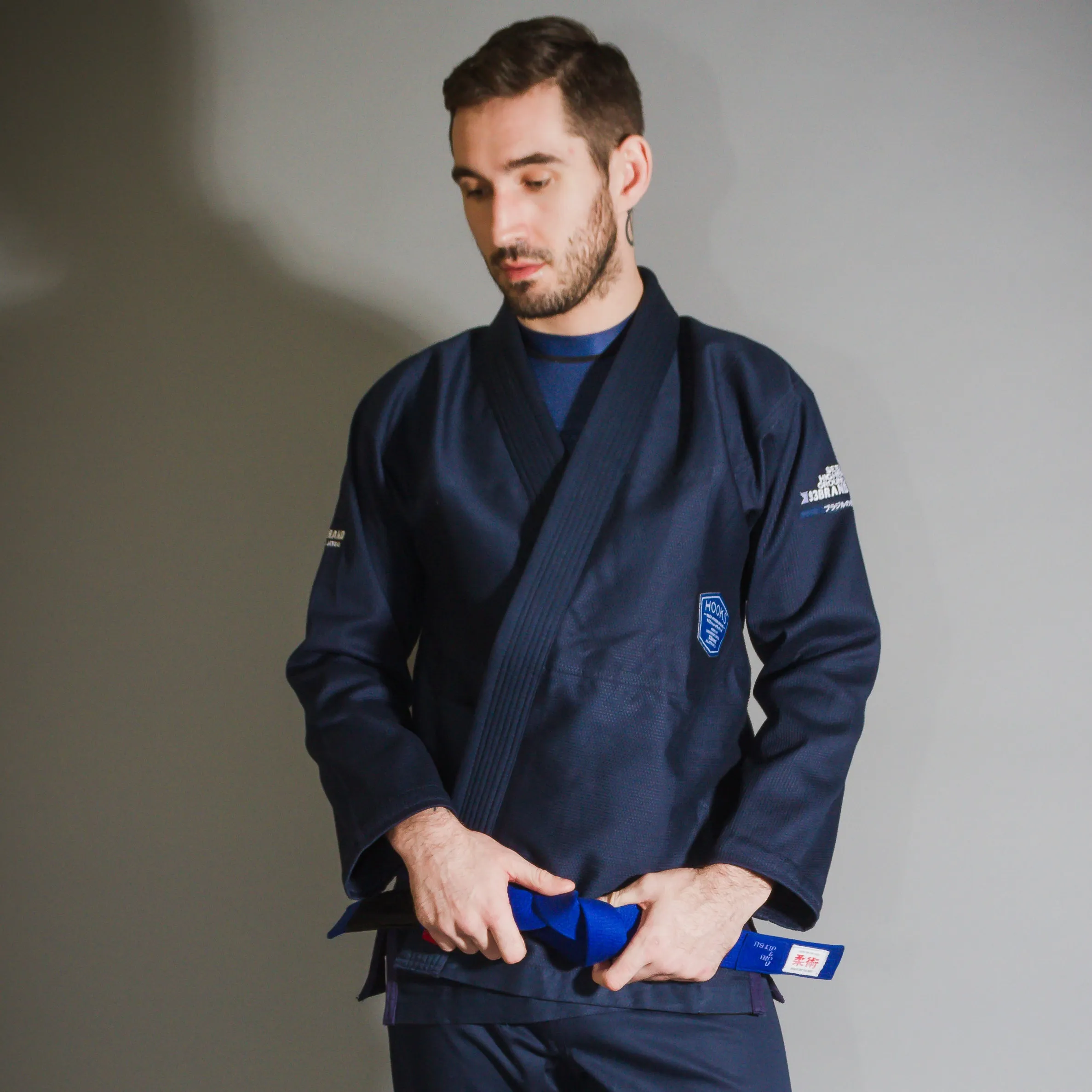 HOOKS V4 Blue Jiu Jitsu Gi - Navy