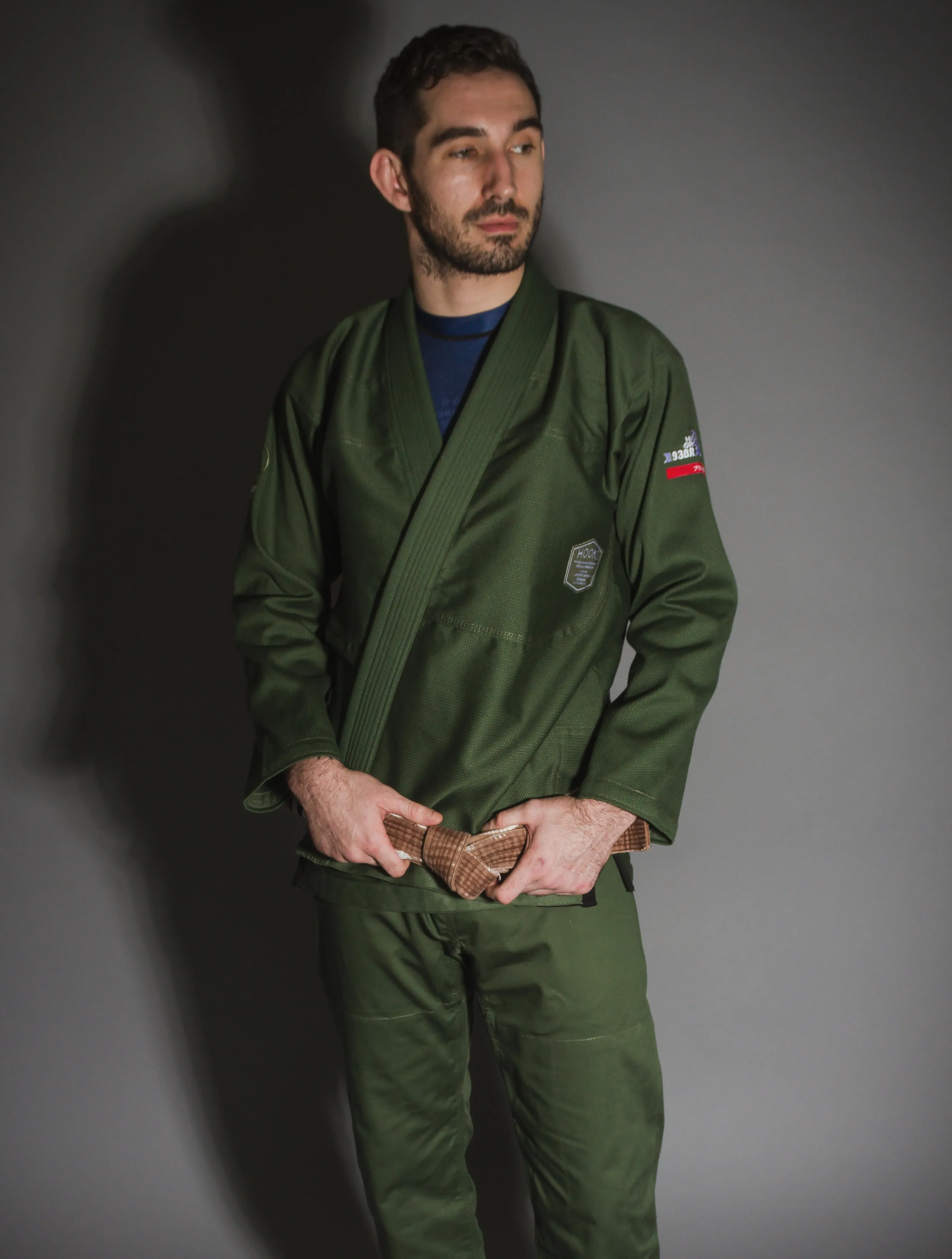 HOOKS V4 Jiu Jitsu Gi - Olive Green