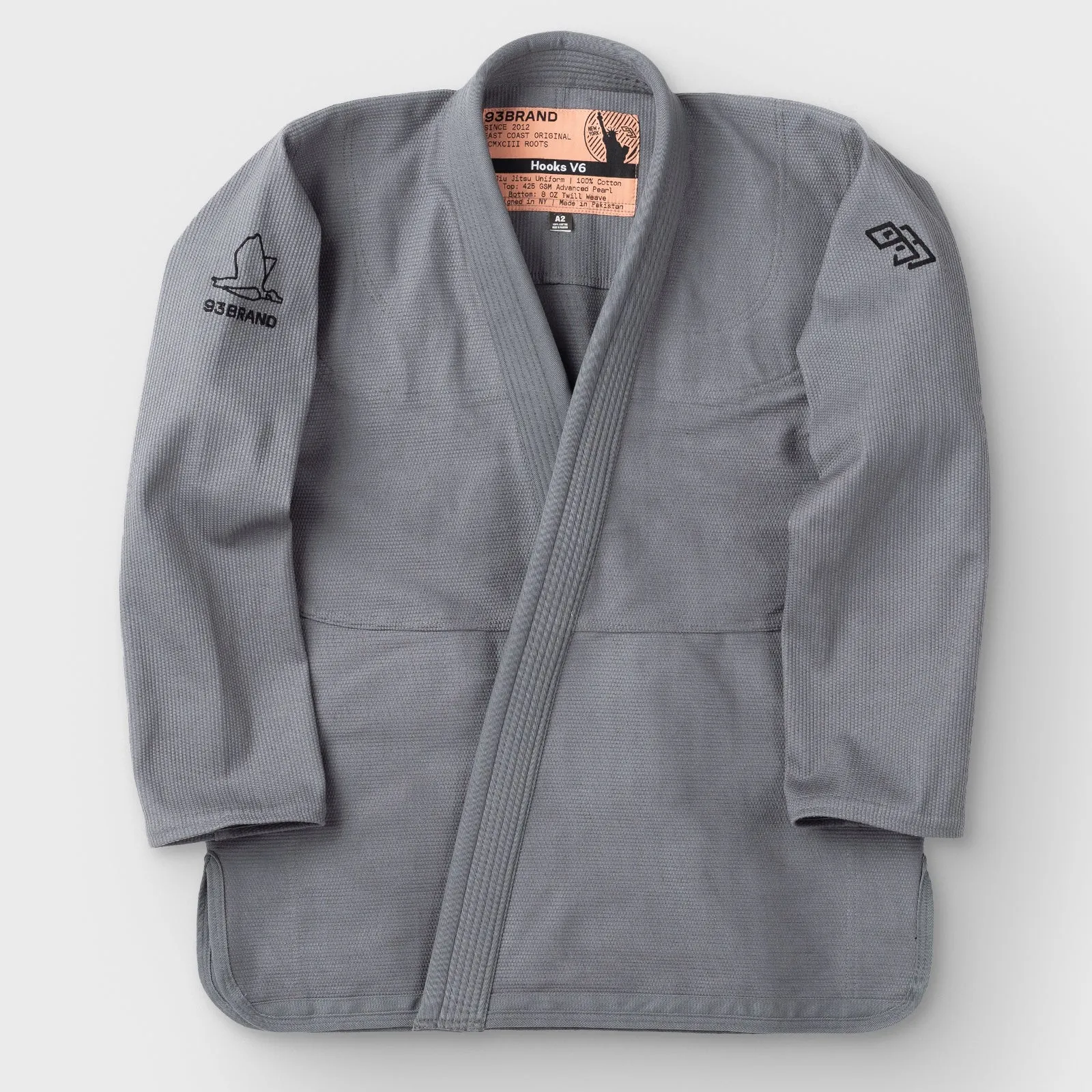 HOOKS V6 Jiu Jitsu Gi - Grey