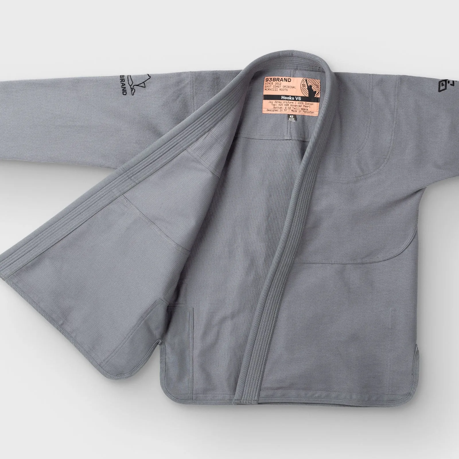 HOOKS V6 Jiu Jitsu Gi - Grey