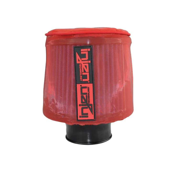 Injen Hydroshield Air Filter Cover (Red or Black) 5" or 6" Base Filter