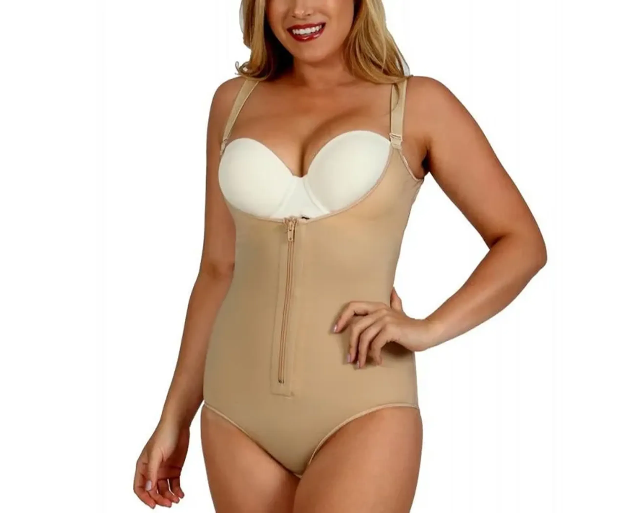 Instantfigure Underbust Brief Bodysuit with zipper (Single Layer)