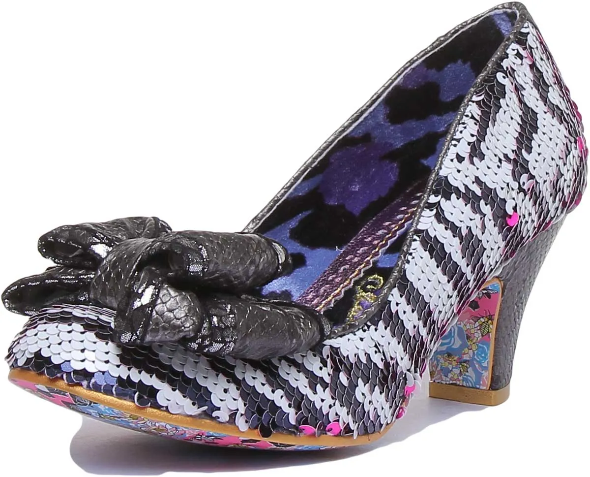 Irregular Choice Lady Ban Joe In Pink White