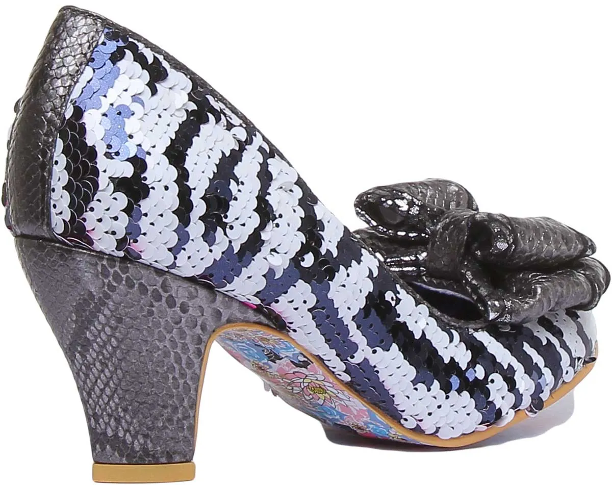 Irregular Choice Lady Ban Joe In Pink White