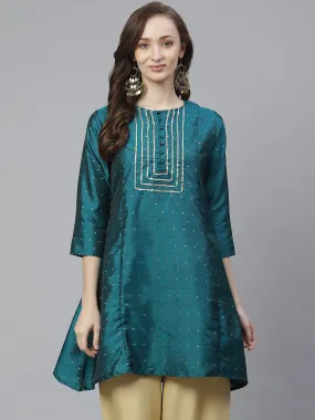 Jashvi Green Ethnic Tunic