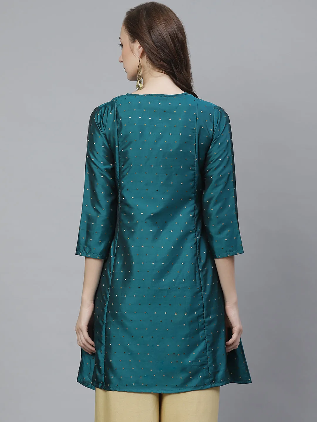 Jashvi Green Ethnic Tunic