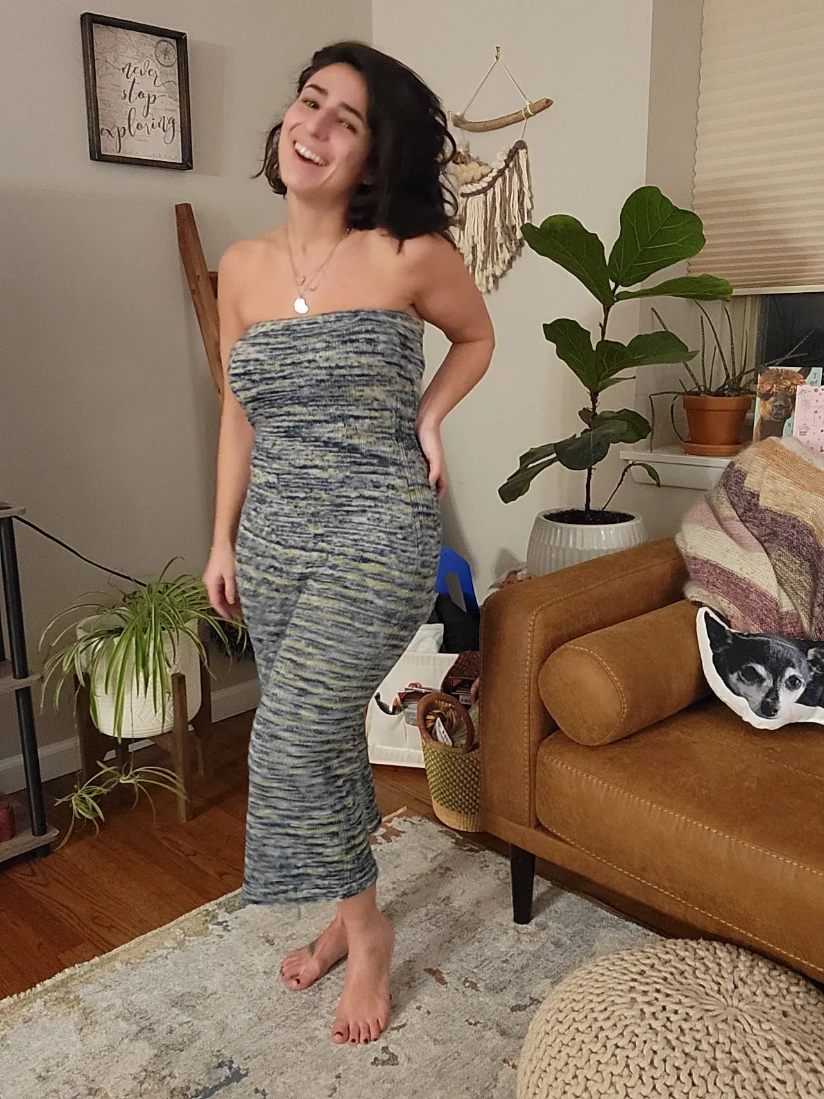 Jersey Jumpsuit - Knitting Pattern