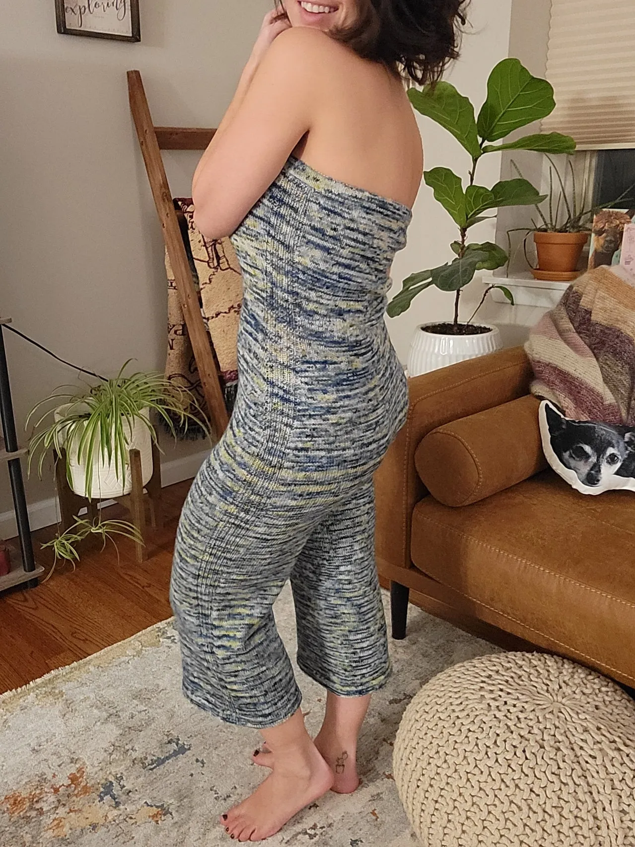 Jersey Jumpsuit - Knitting Pattern