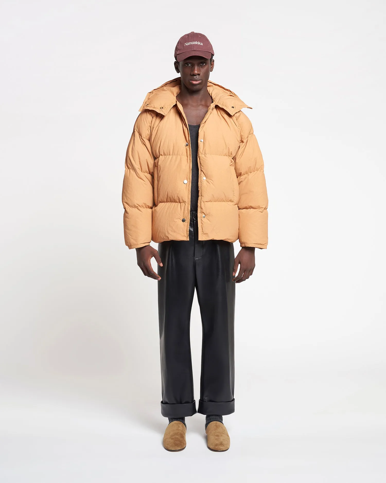 Jolyn - Tech Poplin Puffer Jacket - Biscuit