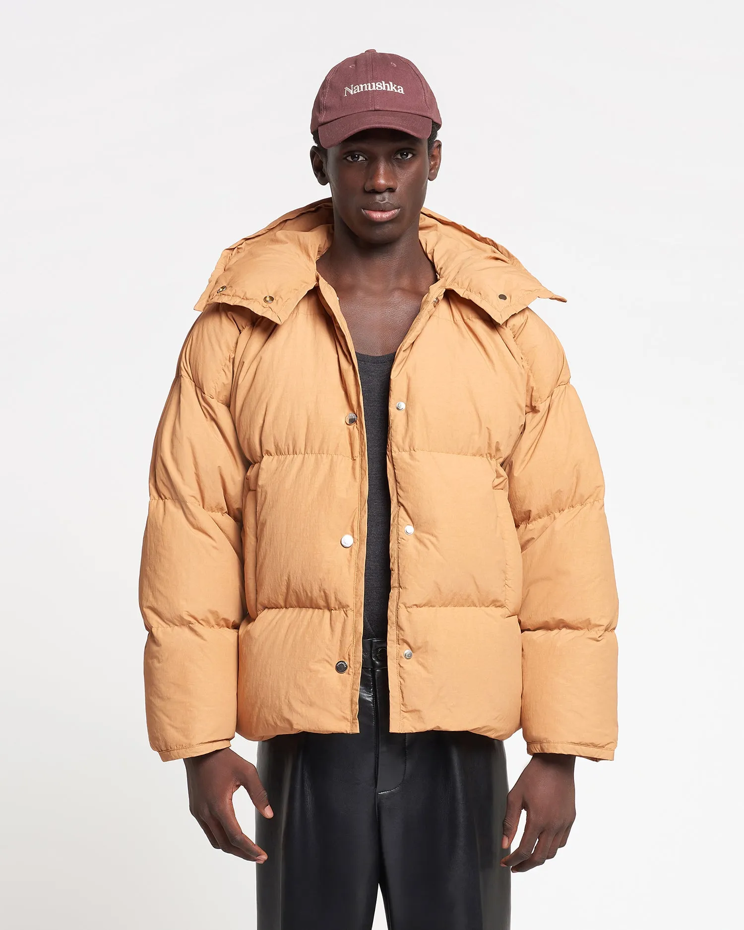 Jolyn - Tech Poplin Puffer Jacket - Biscuit