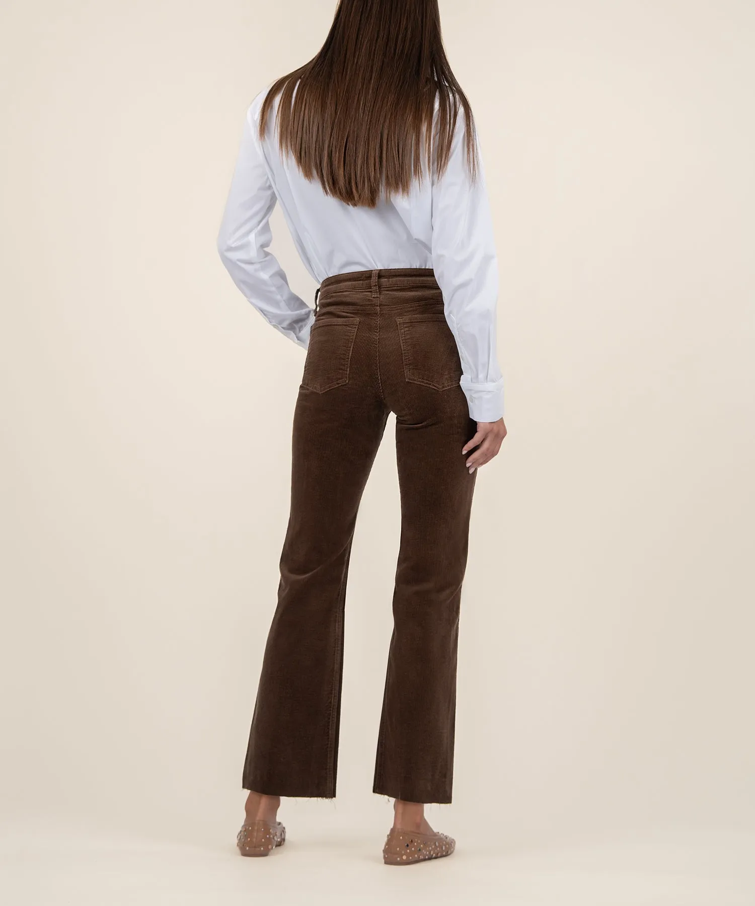 Kelsey Corduroy Ankle Flare - Final Sale