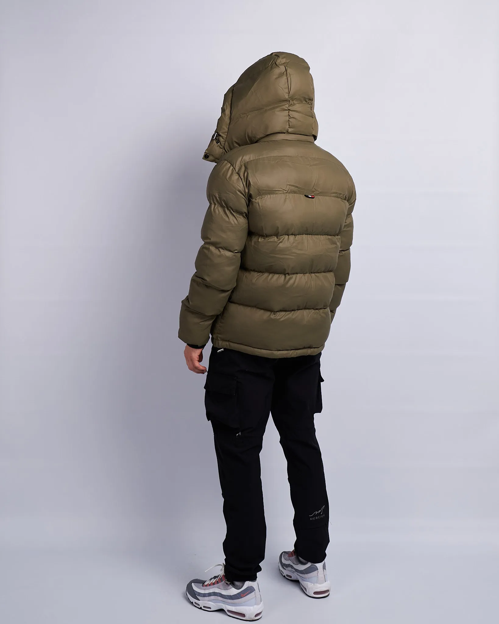 Khaki OG Mercier Badge Puffer Jacket