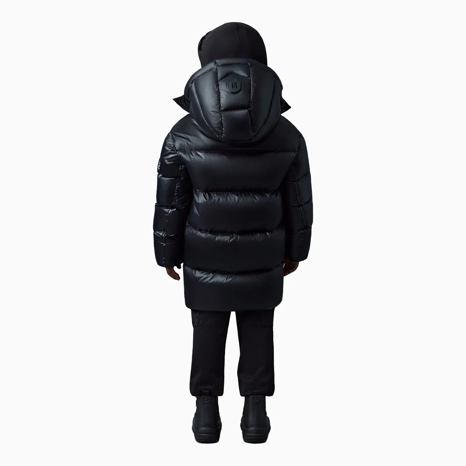 Kid's KENNIE Lustrous Light Down Parka With Hood Fur Jacket