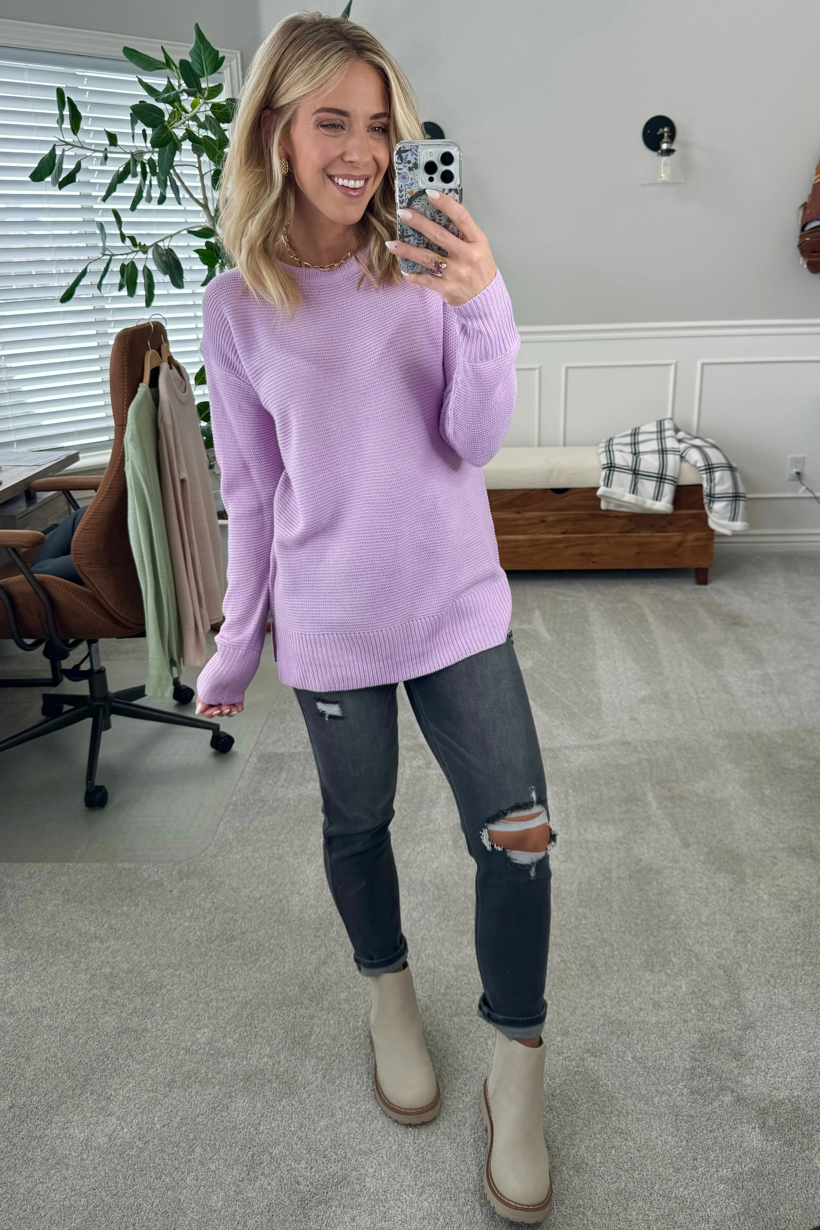 Knit Girlfriend Sweater