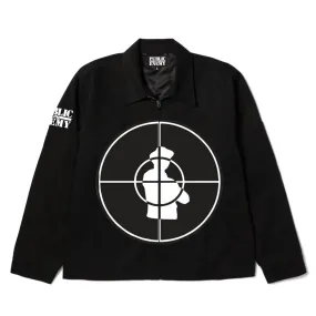 Lakai Public Enemy Sniper Logo Jacket - Black