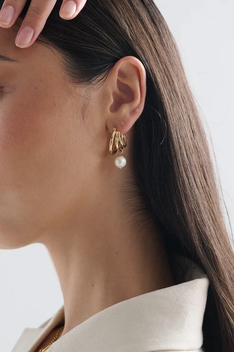 Leona Earrings Gold