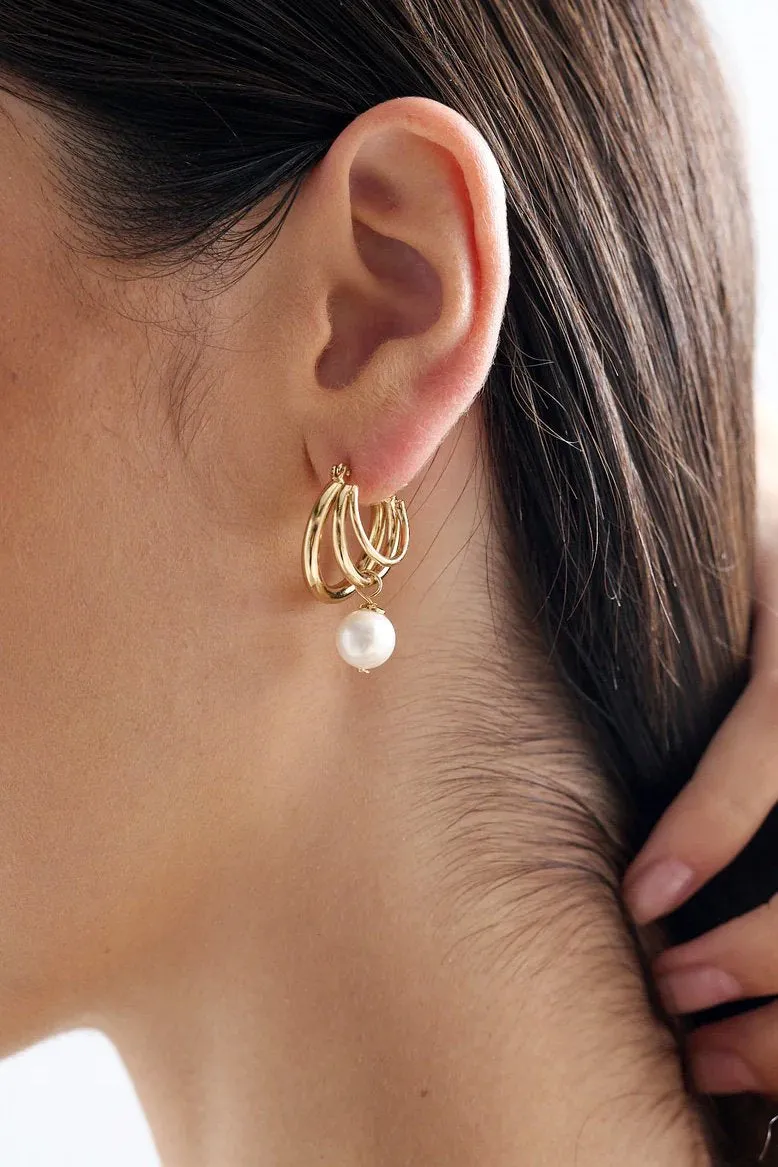 Leona Earrings Gold