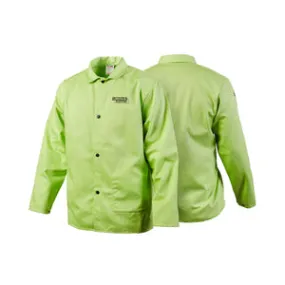 Lincoln K4689 Safety Lime Bright FR Cloth Welding Jacket (1 Jacket)