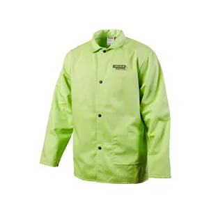 Lincoln K4689 Safety Lime Bright FR Cloth Welding Jacket (1 Jacket)