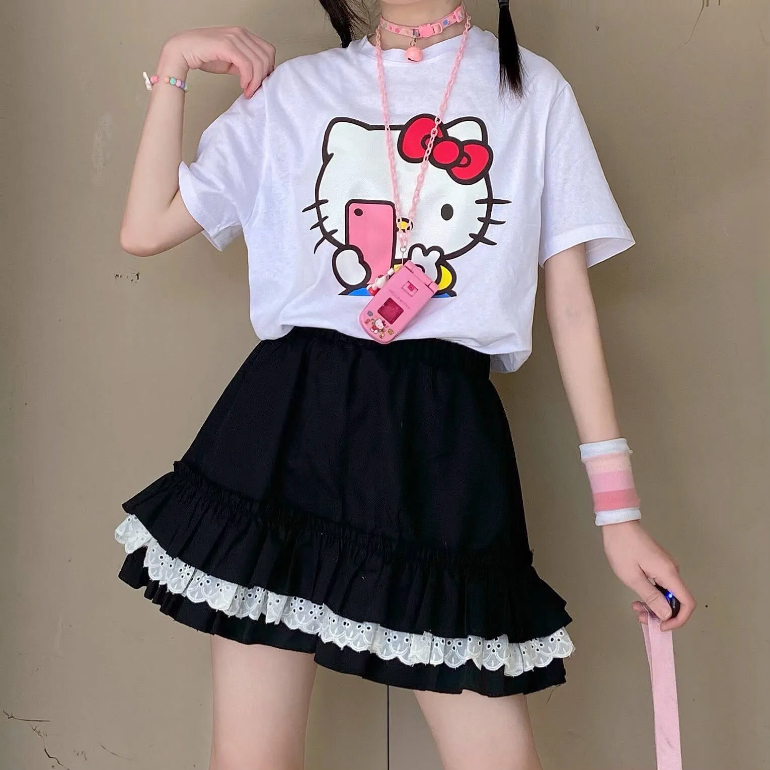 Lolita Kawaii Layered Skirt