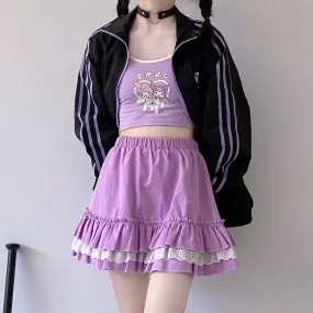 Lolita Kawaii Layered Skirt