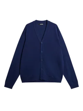 Lucas Knitted Cardigan / Estate Blue