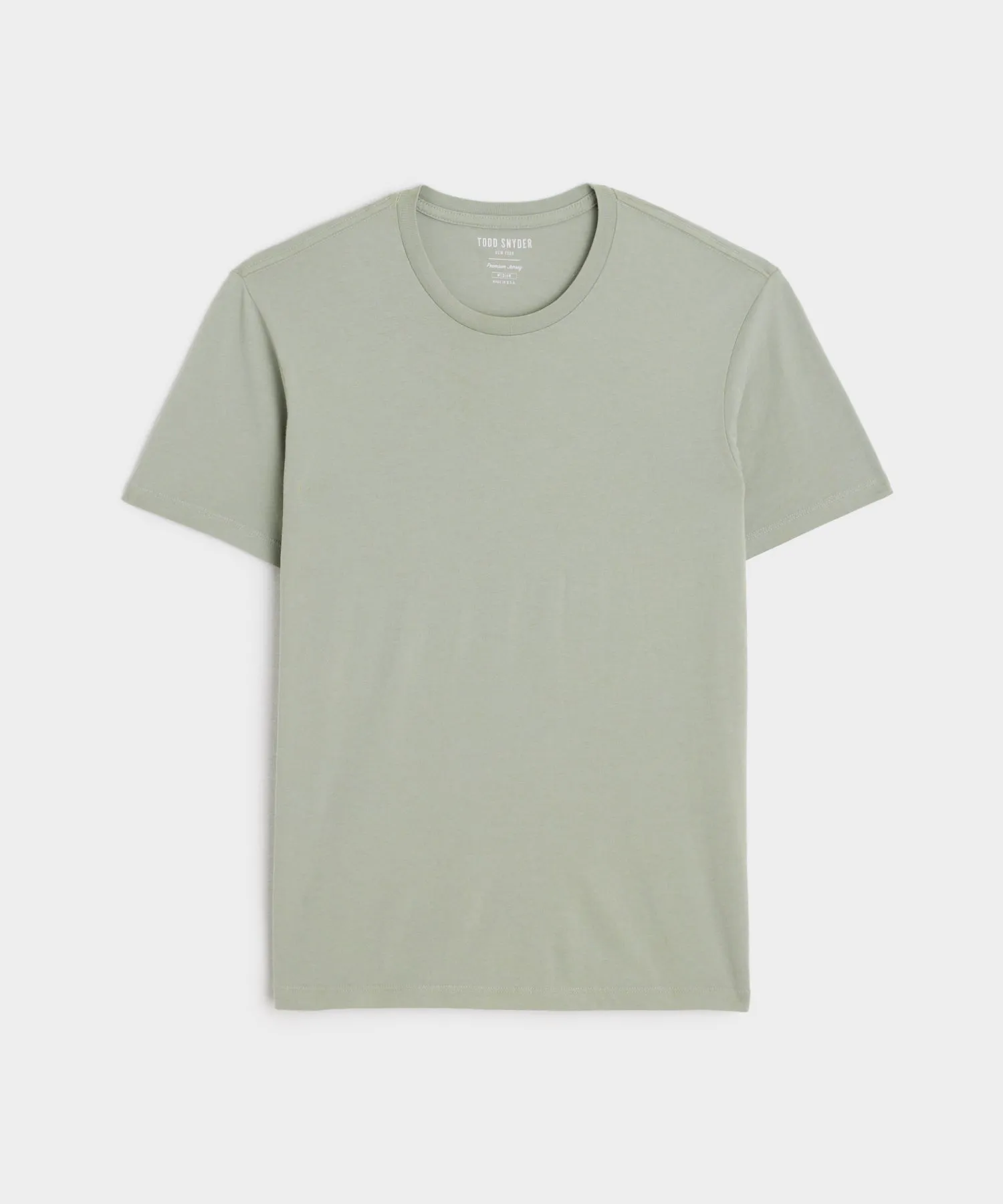 Made in L.A. Premium Jersey Tee in Soft Sage