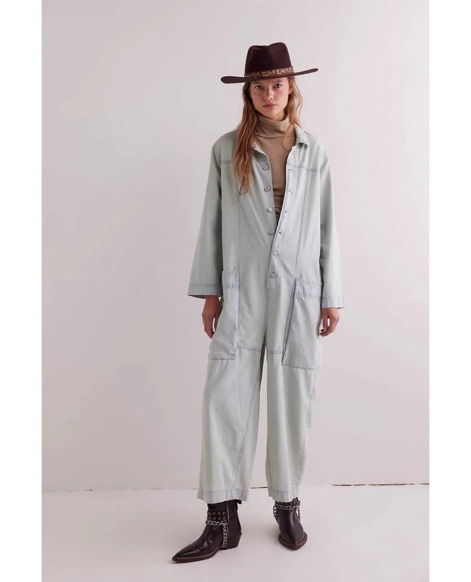 Margarita Jumpsuit Light Blue Beam Denim