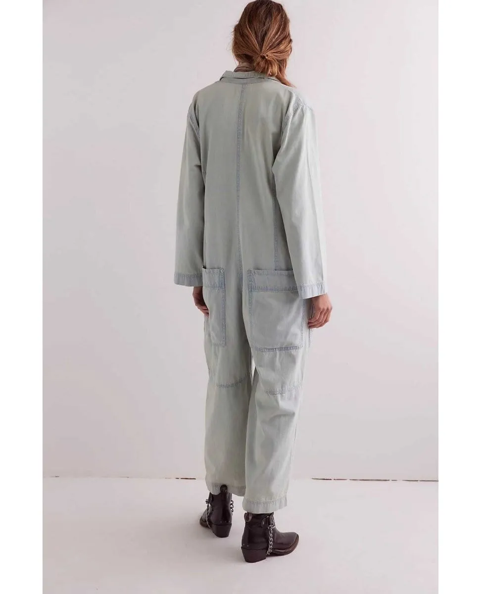 Margarita Jumpsuit Light Blue Beam Denim