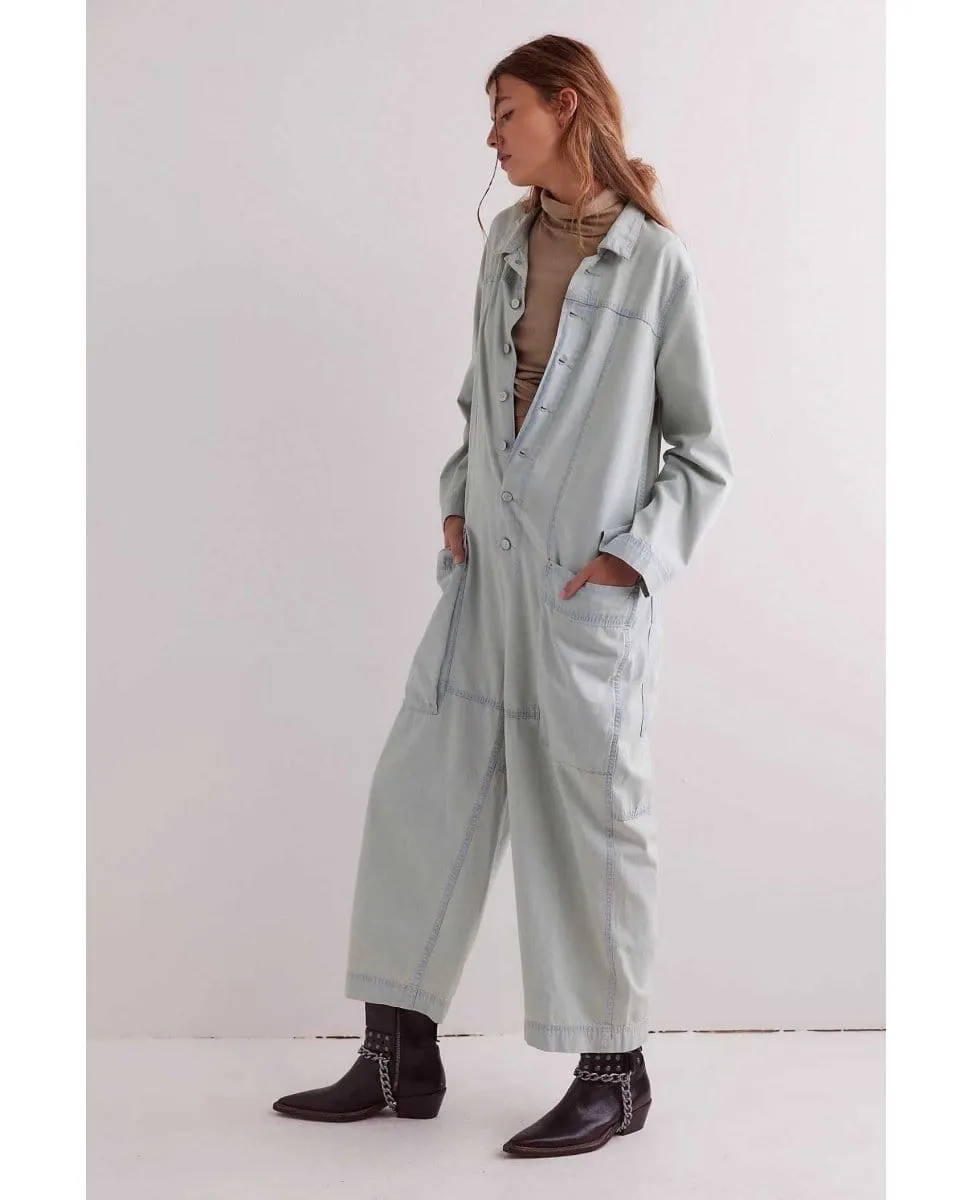 Margarita Jumpsuit Light Blue Beam Denim