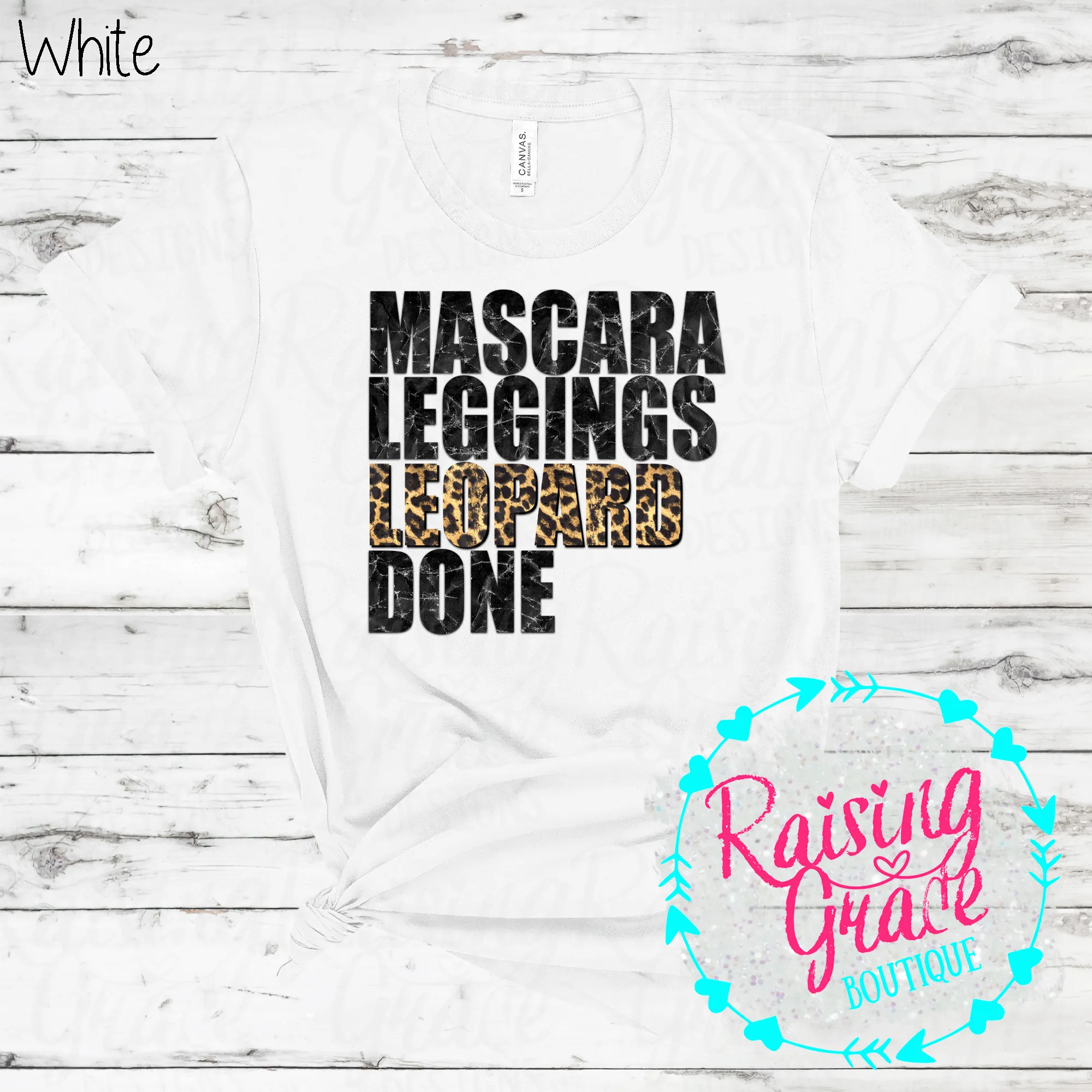 Mascara Leggings Leopard Done - T-Shirt - Adult