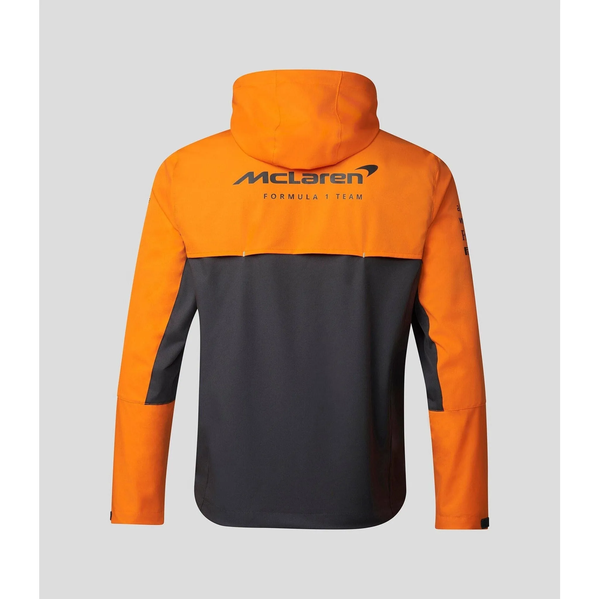 McLaren F1 Men's 2023 Team Water Resistant Jacket- Papaya