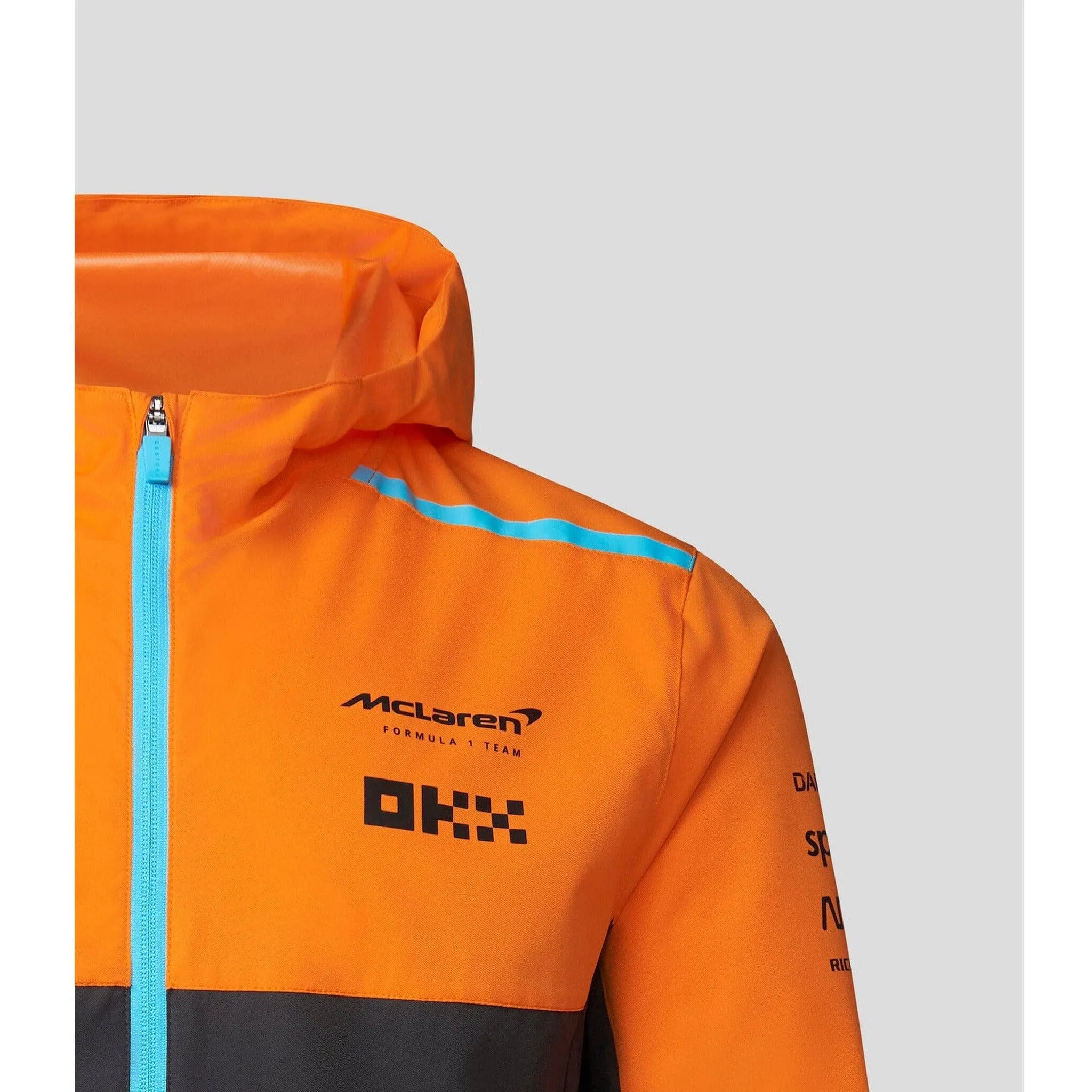 McLaren F1 Men's 2023 Team Water Resistant Jacket- Papaya