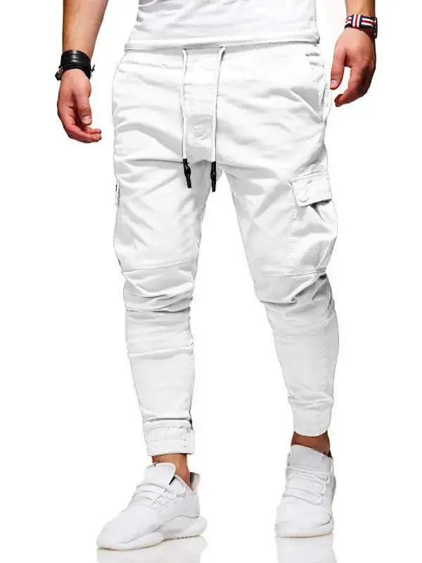 Men Autumn Thin Cotton Casual Pants^